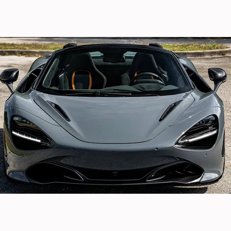 High Quality Dry Carbon Fiber Headlight Covers for  720S Headlights